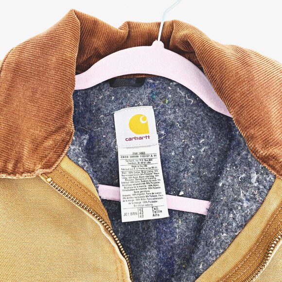 Men's Carhartt Vintage Blanket-Lined Detroit Jacket Sz 42 Tall - Picture 11 of 14